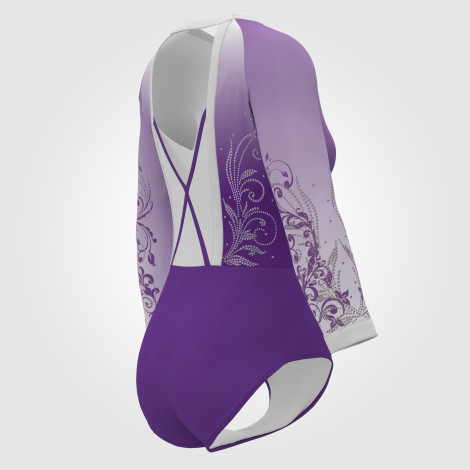childs orange leotards for gymnastics purple 4
