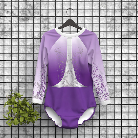 childs orange leotards for gymnastics purple 5