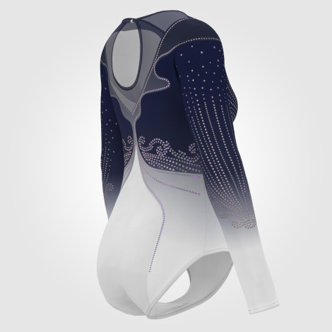 gymnastics outfits store blue 4