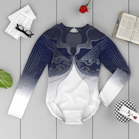 gymnastics outfits store blue 6