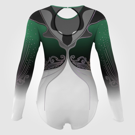 gymnastics outfits store green 1
