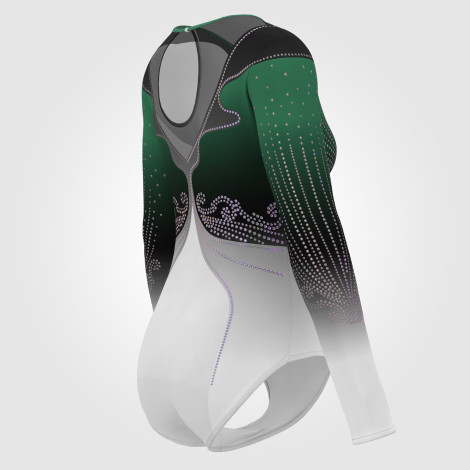 gymnastics outfits store green 4