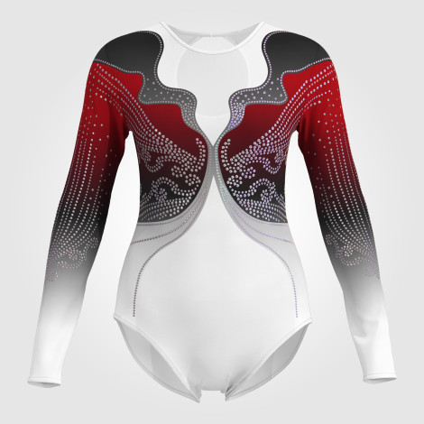 gymnastics outfits store red 0