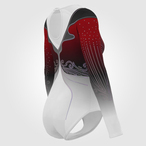 gymnastics outfits store red 4
