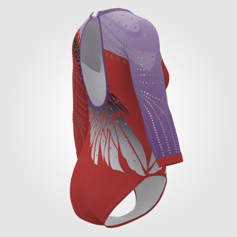 gymnastics competition leotard store near me red 4