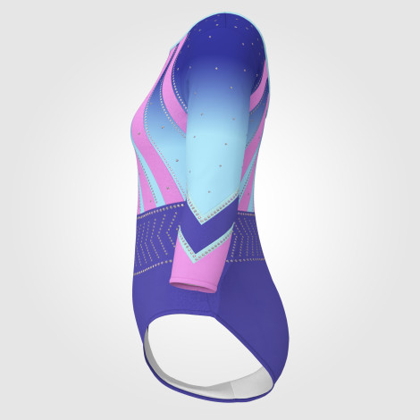 womens green leotard gear blue 2
