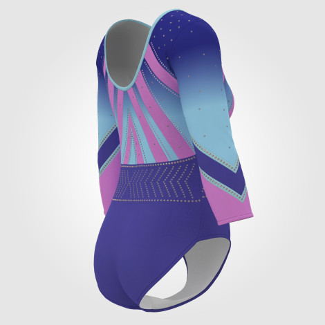 womens green leotard gear blue 4