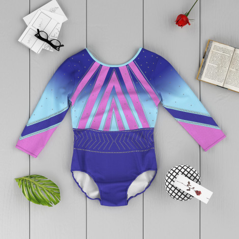 womens green leotard gear blue 6