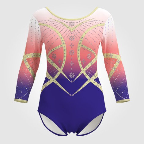 teens dark green gym leotard blue 0