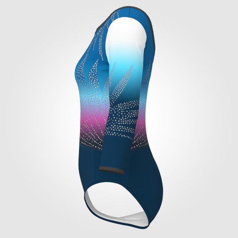 adult blue competition gymnastics leotards blue 2
