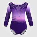 adult blue competition gymnastics leotards purple