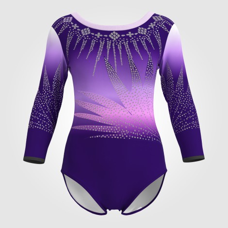 adult blue competition gymnastics leotards purple 0