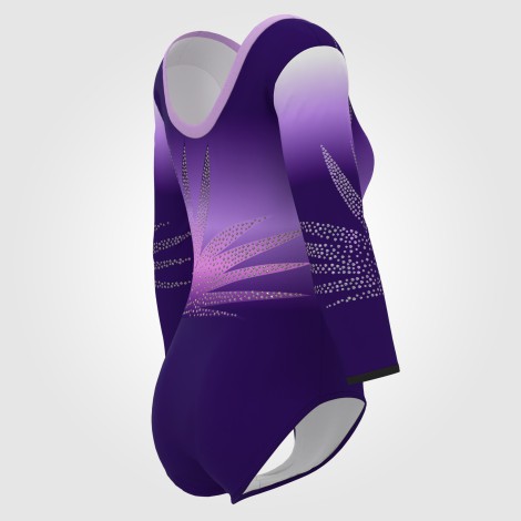 adult blue competition gymnastics leotards purple 4