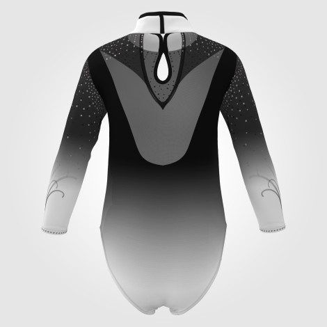 blue competition gymnastic leotards for teens black 1