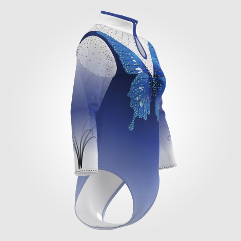 blue competition gymnastic leotards for teens blue 3