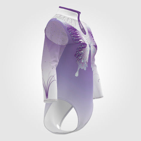 blue competition gymnastic leotards for teens purple 3