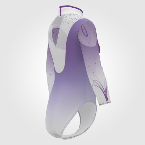 blue competition gymnastic leotards for teens purple 4