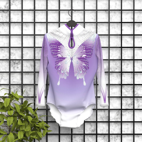 blue competition gymnastic leotards for teens purple 6