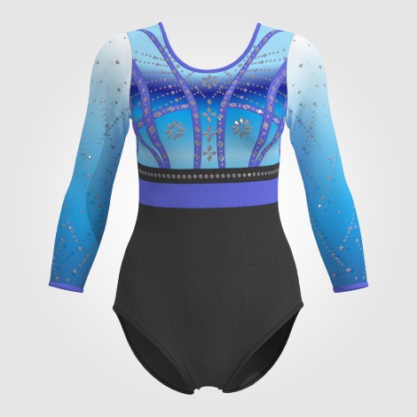 adult olympic gymnastics gear blue 0