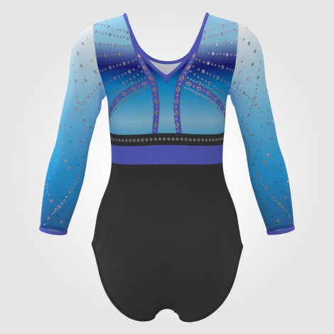 adult olympic gymnastics gear blue 1