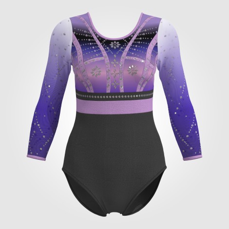adult olympic gymnastics gear purple 0