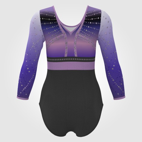 adult olympic gymnastics gear purple 1
