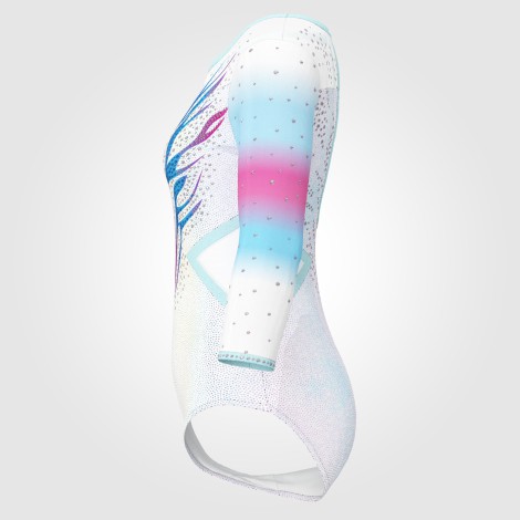 white olympic gymnastics apparel white 2