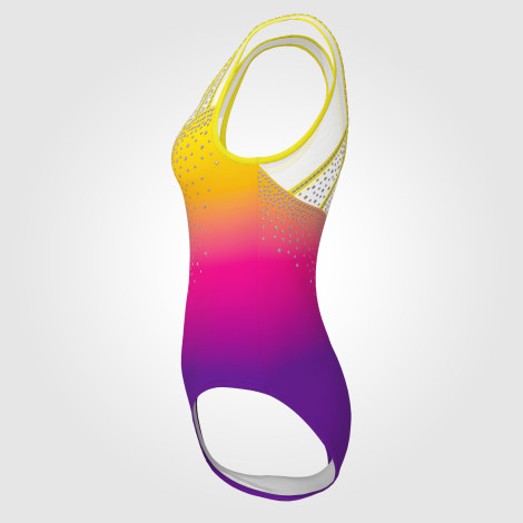 lsu pretty gymnastics apparel yellow 2