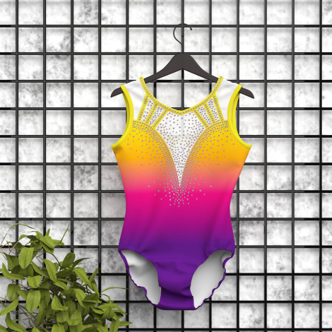 lsu pretty gymnastics apparel yellow 5