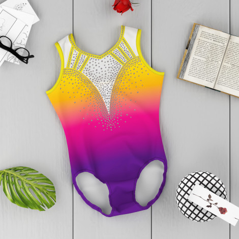 lsu pretty gymnastics apparel yellow 6