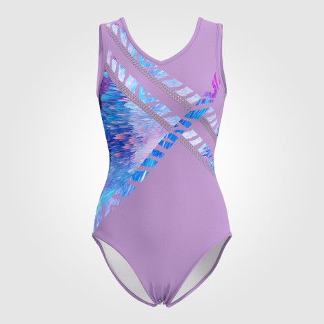 customize cute gymnastic leotards purple 0
