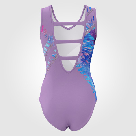 customize cute gymnastic leotards purple 1