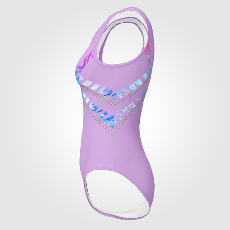customize cute gymnastic leotards purple 4