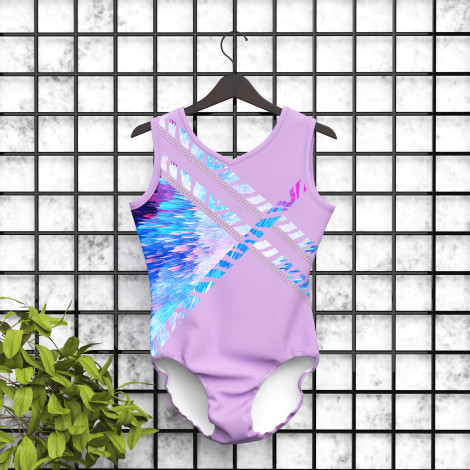 customize cute gymnastic leotards purple 5