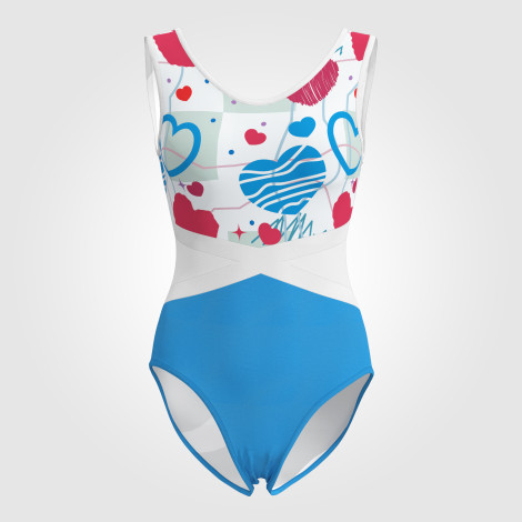 custom blue ladies gymnastics leotards blue 0