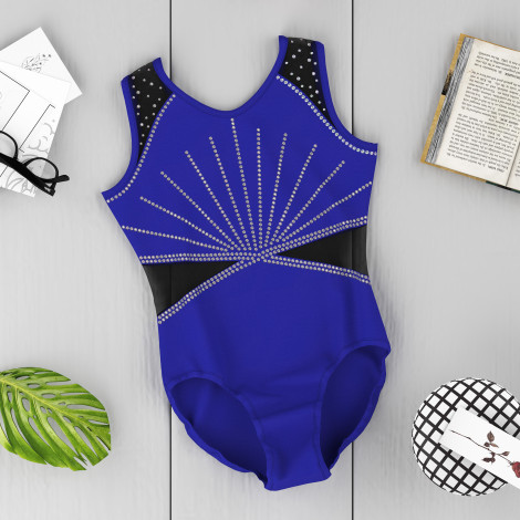 women royal blue gymnastics suits blue 6