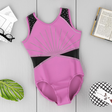 women royal blue gymnastics suits pink 6
