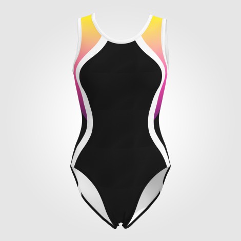 childrens personalised gymnastics wear black 0