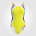 childrens personalised gymnastics wear yellow