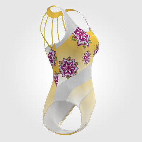 childrens black bulk gymnastics leotards yellow 3