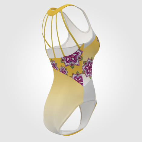 childrens black bulk gymnastics leotards yellow 4
