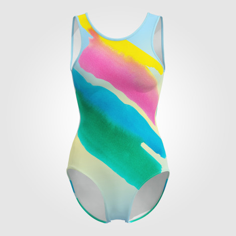 infant blue and white gymnastics leotards blue 0
