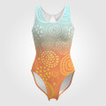 custom plus size gymnastics items green