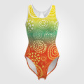 custom plus size gymnastics items orange