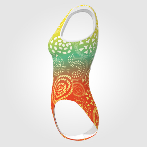 custom plus size gymnastics items orange 2