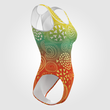 custom plus size gymnastics items orange 3