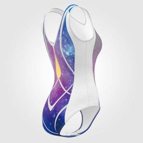 custom cheap gymnastics attire blue 4