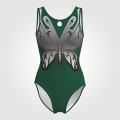 best black gymnastic leotards green