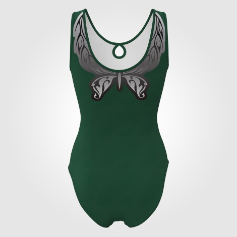 best black gymnastic leotards green 1