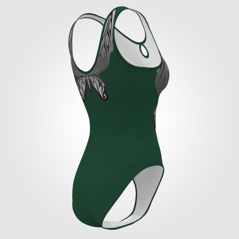 best black gymnastic leotards green 4